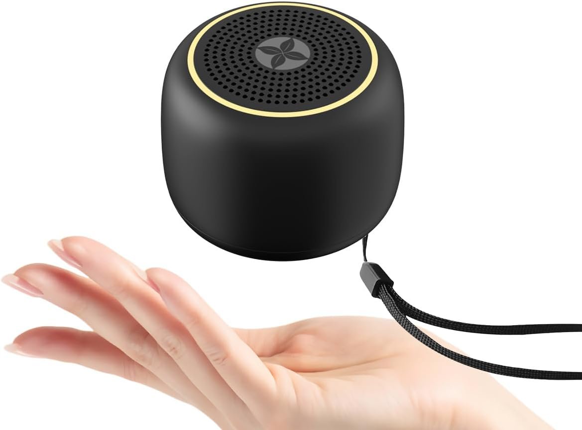 Portable Sound Machine Small Mini White Noise Machine Brown Noise 30 Soothing Sounds Rechargeable Speaker Block Noise 4 Memory Function Natural Baby Adults Kids for Travel Office Privacy Improve Sleep