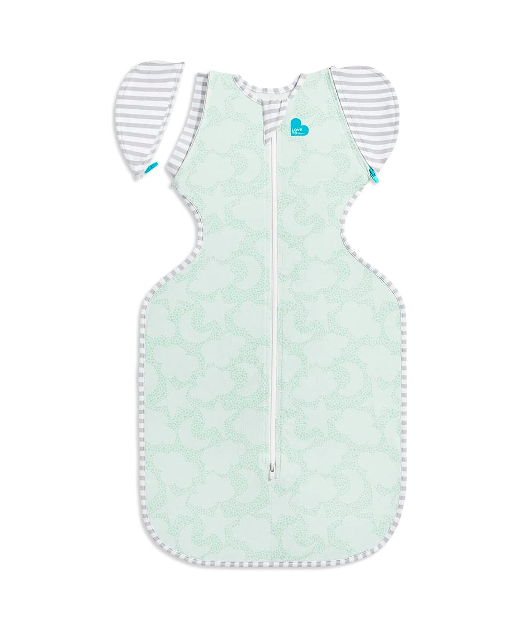 Love to Dream Swaddle Up Organic Cotton | 1.0 TOG, 13-19lbs, Dot Mint