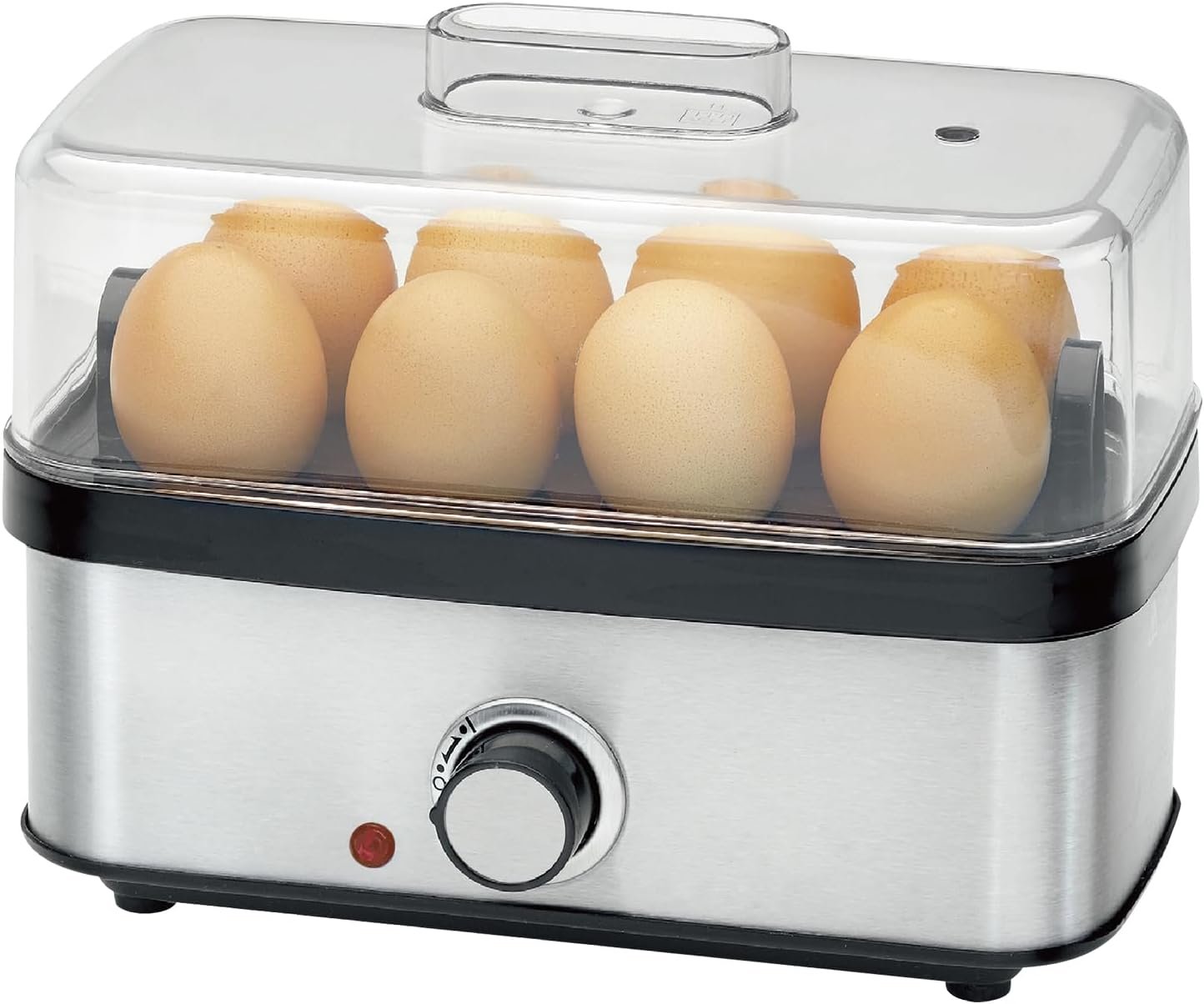 Electric Egg Cooker Rapid, 8-Egg Boiler for Hard, Soft, Poached, Scramble