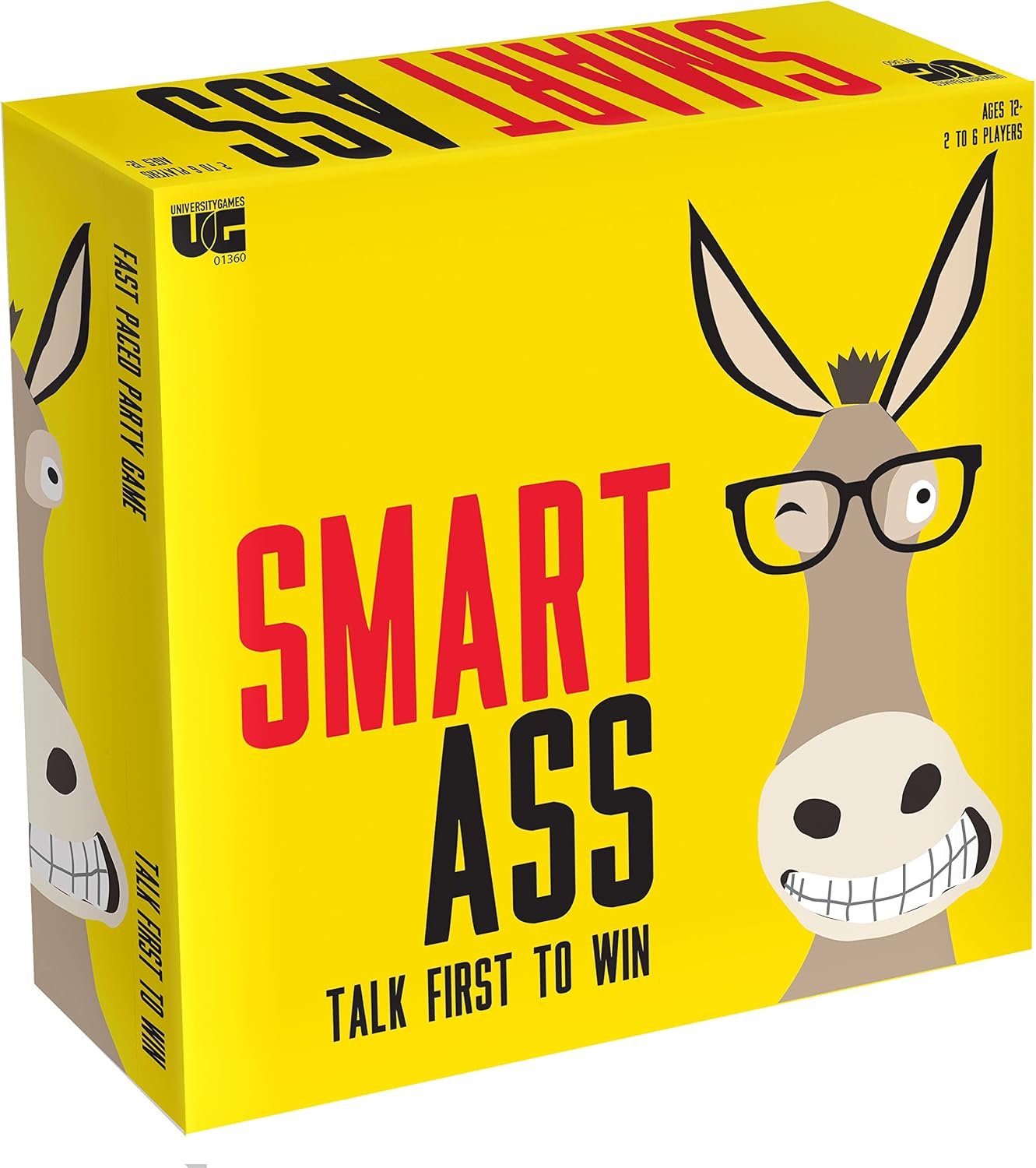 Smart Ass Fast-Paced Trivia Board Game for Families, Ages 12+