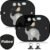 Car Sun Shades for Baby, 2 Pack Mesh Window Shade Baby Kids Pet with Cute Animal Motifs, Side Window Screens for SUV, 17″x14″ Universal Car Sun Shades with Suction Cups