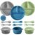 CHENGU Baby Toddler Plates and Bowls Set with Suction