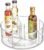 iDesign Recycled Plastic Lazy Susan Turntable Organizer Pantry, Bathroom, General Storage and More, The Linus Collection, 11.5″, Clear