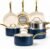 Gotham Steel 12 Pc Pots and Pans Set Non Stick Ceramic Cookware Set