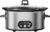 OLIXIS Slow Cooker 8 Quart, Ceramic Nonstick Coating, Programmable Slow Cooker with Dishwasher Stoneware Pot and Tempered Glass Lid, Multi Cookers with 3 Temperature, 35in Tangle Free Cord, Silver