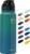 Fanhaw 20oz Insulated Water Bottle with Anti-dust Chug Lid, Green Blue