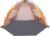 Oileus X-Large 4-Person UV Beach Tent with 6 Sand Pockets, Orange