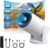 Wireless Mini Projector with WIFI 6 and Bluetooth, 4K 1080P Support Portable Projector 180° Rotatable. 17″-130″ Screen Video Projector. Compatible for Smartphone, Laptop, PC(Q6 mate)