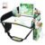 Kids Travel Tray for Car Seat, Road Trip Activities, Green 1PCS