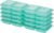 GoodCook 2-Compartment Food Storage Container Set with Snap-Shut Lids, Reusable Divided Snack Containers with Lids, Set of 10, Blue