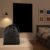 Sun Zero Lights Out Portable Travel 100% Blackout Suction Cup Curtain Panel, 50″ x 78″, Black