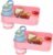 Kids Car Seat Tray, Travel Tray with Cup Holder for Toddler Baby, Kids Car Seat Food Snack Organizer for Road Trip, Stroller Snack Organizer Travel Must Haves Toddler Must Haves (Pink, 2 Packs)