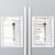 Chore Chart for Kids Dry Erase Chore Board ADHD Tools for Kids to Do List Checklist Task Board Routine Chart Planning Board for Fridge with 10 Sliders and Magnetic Marker, White and Rainbow, 2 Pack