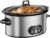 OLIXIS Slow Cooker 8 Quart, Ceramic Nonstick Coating, Programmable Slow Cooker with Dishwasher Stoneware Pot and Tempered Glass Lid, Multi Cookers with 3 Temperature, 35in Tangle Free Cord, Silver