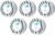 X-Sense Smoke Detector Carbon Monoxide Detector Combo, SC07, 5-Pack