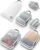 TRIPPED Travel Gear Large Compression Packing Cubes with Mesh 6-Piece Set