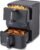 Elite Gourmet 10.5Qt Dual Stacked Air Fryer, 1700W, PFAS-Free Baskets
