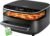 NutriChef 6 Quart Extra Large Air Fryer with 11-in-1 Cooking Presets | Extra-Large Basket Fits Up to 12” Pizza | Adjustable Temperature 450F & Timer Range | Dual Heat Source Technology | Grey