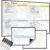 JJPRO Magnetic Dry Erase Chore Chart Set for Fridge-Used for Multiple Kids-One Chore Chart and Two Bonus Dry Erase Pad/Grocery Boards-Behavior Chart for Multiple Kids