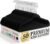 HOUSE DAY 14 Inch Kids Velvet Hangers 50 Pack, Durable Big Kid Hanger Black