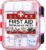 400 Pieces All-Purpose First Aid Kit, Organized Dual-Layer Wall