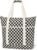Corduroy Insulated Cooler Tote Bag for Grocery Shopping, Beach