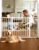 Babelio 29-55″ Extra Wide Baby Gate with Door, PressGuard P7, White