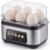 Elite Gourmet 6-Egg Digital Egg Cooker, Steel Plate, One-Touch Display