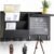 Ziivita Key Holder for Wall – Mail Holder Organizer Wall Mount with Shelf – Hanging Key Rack Hanger with Hooks Decorative for Home Coat Letter Dog Leash Entryway Living Room Decor