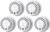 X-Sense Smoke & Carbon Monoxide Alarm, SC06, 5-Pack