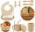 Silicone Baby Feeding Set 9 Pcs, Baby Led Weaning Supplies
