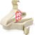 Korpai 30 Pack Baby Velvet Hangers 11 Inch,Non-Slip,Ultra Slim,Space-Saving Baby Hangers with 360° Swivel Hook, 7LBS Capacity,Baby Clothes Hangers Ideal for Baby Romper/Dresses/Shirts/Coats/, Beige