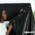 NICETOWN Adjustable Portable Travel 100% Blackout Curtain Shade 78 inch Long for Cafe and RV, Rod Pocket and Back Tab Drape with Suction Cups and No-Sew Snap, 50″ x 78″, Black, 1 Panel