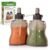 haakaa Silicone Yummy Pouch, Reusable Baby Food Pouch, 4oz, 2PK, Grey