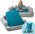 SlumberPod SlumberTot Inflatable Toddler Travel Bed – Portable Kids Air Mattress with Safety Bumpers – Perfectly Sized Ideal for Travel or Home Use – Includes Electric Pump