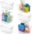 Set of 6 Clear Plastic Storage Bins With Handles, Containers To Organize Pantry, Fridge, Cabinet, Kitchen, Countertop, Closet, Cupboard, Home Organization and Storage