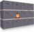 Lifewit Storage Cubes, 11 Inch Organizer Bins, 18L Gray, 12 Packs