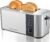Elite Gourmet 4-Slice Long Slot Toaster, 1.5″ Extra-Wide Slots, 6 Shades