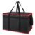 Bodaon Insulated Food Delivery Bag, XXX-Large Grocery Bags, Black-Red, 1Pk