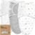 KeaBabies 3-Pack Organic Baby Swaddles for Newborns, Infant (0-6M)