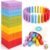 Pidoko Kids Wooden Tumbling Tower Blocks Stacking Game for Kids – 49 Pcs