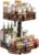 12″ Large Lazy Susan Turntable Organizer – 2 Tier Spice Rack for Table Top