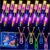 SCIONE 24 Sets LED Flying Set, 24 Slingshot+24 Glow Helicopter-48 Pcs, Flying Toy Outdoor Toys Glow in The Dark Party Supplies Party Favors for Kids 8-12,4-8