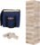 GOTHINK Giant Tumble Tower Game, Large Tumbling Tower Stacking to Over 3.2 FT 60pcs Wooden Jumbo Blocks for Outside Yard Games w/Carry Case Timber Stacking Game Night Toy Gift for Kids Adults Family