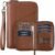VULKIT Family Passport Holder for 4 Passports, RFID Blocking Travel Wallet