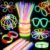 BUDI 467Pcs Glow Sticks Party Favors for Kid Adult Halloween Toys Bulk Pack