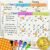 Magnetic Chore Chart for Kids Multiple Kids – Dry & Erase Board for Family