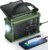 Raynic 12000mAh Emergency Weather Radio, AM/FM/NOAA Solar Hand Crank Radio with 2X Panel, USB & USB-C Charging, LED Flashlight, Reading Light & SOS for Power Outages, Hurricane, Storms, Camping
