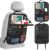 LUCMO Car Backseat Organizer with Foldable Tablet Holder, Black