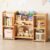 SpaceAid 6-in-1 Bookshelf Storage Organizer, Montessori Bookcase for Toddlers, Wooden Book Rack Shelf Cabinet Furniture for Kids Rooms, Playroom, Nursery and Classroom, 45.6“ Wide, Natural